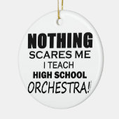 Niets maakt me het High School Orchestra uit Keramisch Ornament (Links)