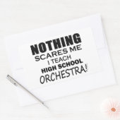 Niets maakt me het High School Orchestra uit Rechthoekige Sticker (Envelop)