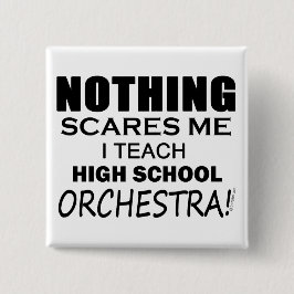 Niets maakt me het High School Orchestra uit Vierkante Button 5,1 Cm