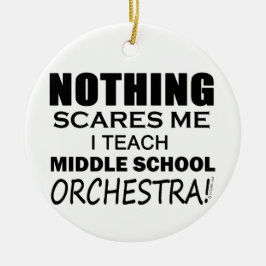 Niets maakt me Midden School Orchestra gek Keramisch Ornament