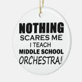 Niets maakt me Midden School Orchestra gek Keramisch Ornament (Links)