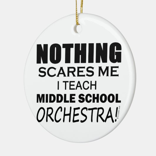 Niets maakt me Midden School Orchestra gek Keramisch Ornament (Links)