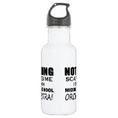 Niets maakt me Midden School Orchestra gek Waterfles (Voorkant)