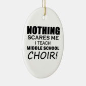 Niets maakt me MidSchool Choir uit Keramisch Ornament (Rechts)