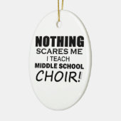 Niets maakt me MidSchool Choir uit Keramisch Ornament (Links)