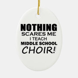 Niets maakt me MidSchool Choir uit Keramisch Ornament