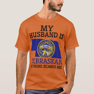 Niets maakt me Nebraskan Husband Nebraska uit T-shirt