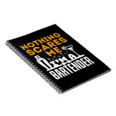 Niets maakt me uit dat ik een Bartender ben Notitieboek (Rechterzijde)