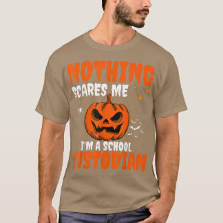 Niets maakt me uit dat ik een Custodian Halloween  T-shirt