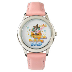 Niets maakt me uit dat ik een Engelse bulldog papa Horloge