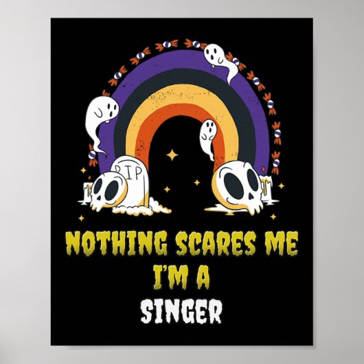 Niets maakt me uit dat ik een Singer ben Poster (Voorkant)