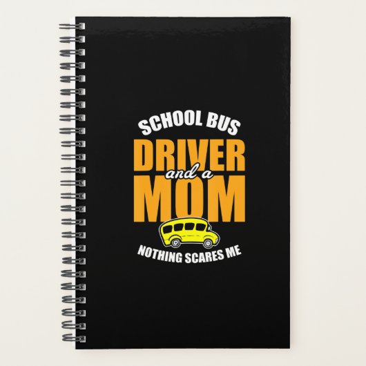 Niets maakt me uit - Mam School Bus Driver Planner (Voorkant)