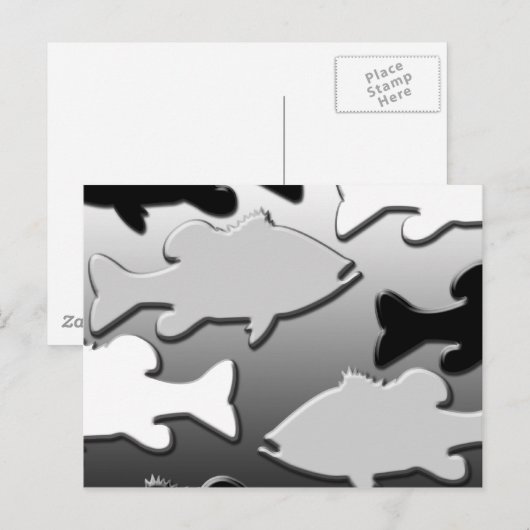 NIETS MAAR BASS BRIEFKAART (Voorkant / Achterkant)