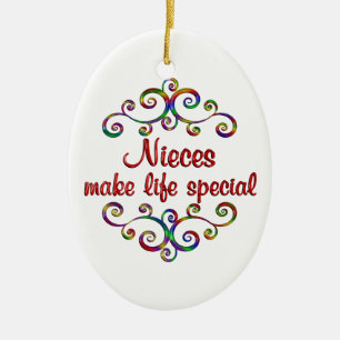 Niets maken Life Speciaal Keramisch Ornament