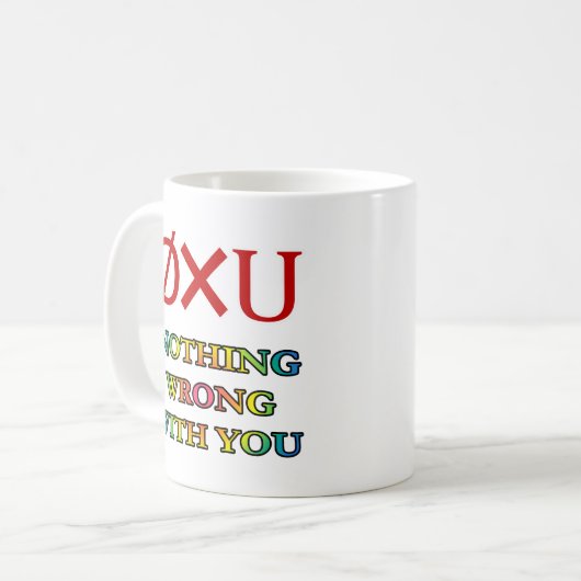 Niets mis met jou koffiemok (Voorkant links)