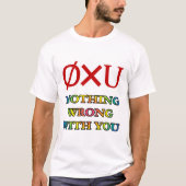 Niets mis met jou t-shirt (Voorkant)