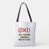 Niets mis met jou tote bag (Achterkant)