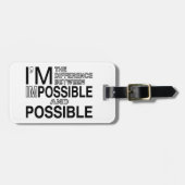 Niets onmogelijk bagagelabel (Voorkant horizontaal)