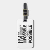 Niets onmogelijk bagagelabel (Voorkant verticaal)