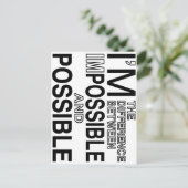 Niets onmogelijk briefkaart (Staand voorkant)