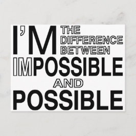 Niets onmogelijk briefkaart