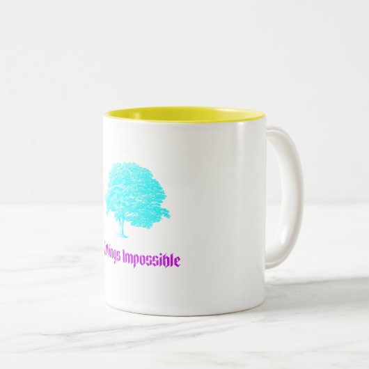 Niets Onmogelijk Kleurrijke Mok (Voorkant rechts)
