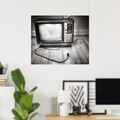 Niets op tv poster (Thuiskantoor)