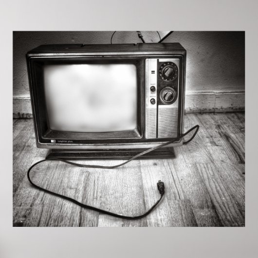 Niets op tv poster (Voorkant)