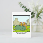 Niets over: Bison of Buffalo-cartoon Briefkaart (Staand voorkant)