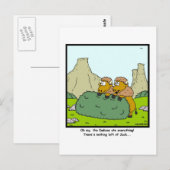 Niets over: Bison of Buffalo-cartoon Briefkaart (Voorkant / Achterkant)