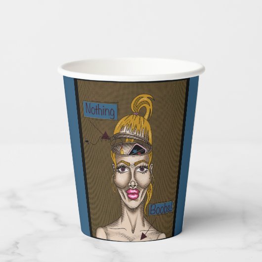 niets papieren bekers (Achterkant)