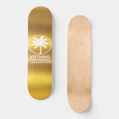 Niets Personal Gold Deck Persoonlijk Skateboard (Voorkant)