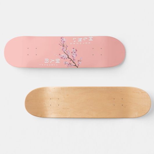 Niets persoonlijk - Cherry Blossom Persoonlijk Skateboard (Horizontaal)