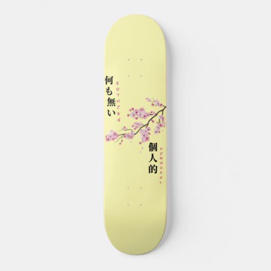 Niets persoonlijk - Cherry Blossom Persoonlijk Skateboard (Voorkant)