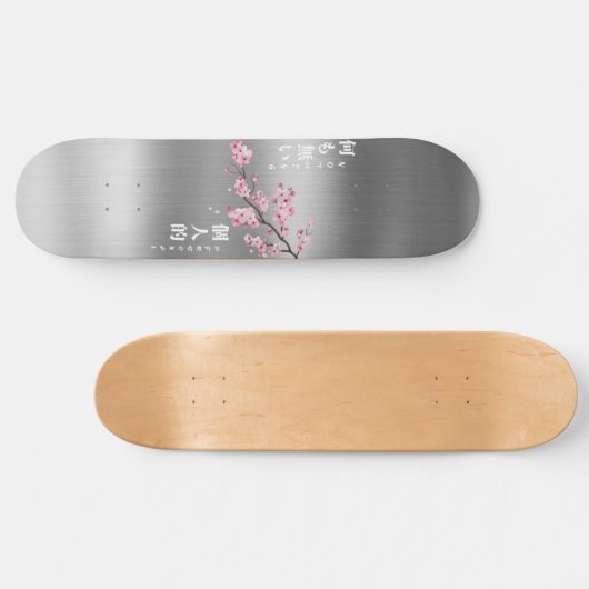 Niets persoonlijk - Cherry Blossom Silver Edition Persoonlijk Skateboard (Horizontaal)
