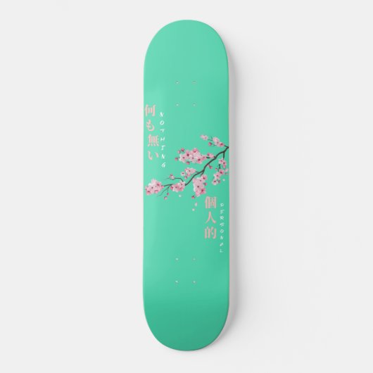 Niets persoonlijk - Cherry Blossom Skateboard (Voorkant)