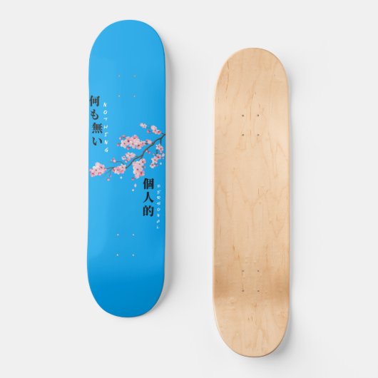 Niets persoonlijk - Cherry Blossom Skateboard (Voorkant)