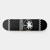Niets Persoonlijk gecontroleerd Stripes Skateboard (Horizontaal)