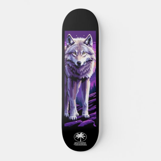 Niets Persoonlijk Twilight Wolf Skateboard (Voorkant)