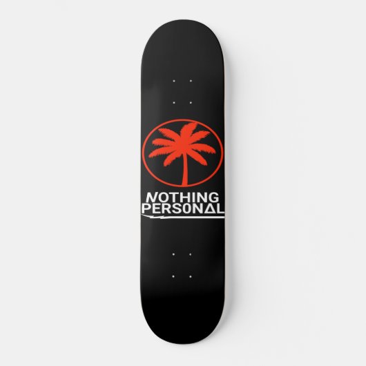 Niets Persoonlijke Logo Persoonlijk Skateboard (Voorkant)