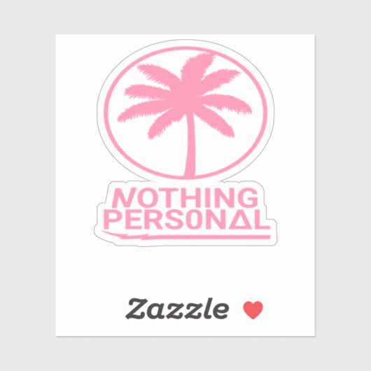 Niets Persoonlijke Logo Sticker (Vel)