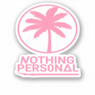 Niets Persoonlijke Logo Sticker