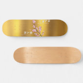 Niets Persoonlijks - Cherry Blossom Goud Editie Persoonlijk Skateboard (Horizontaal)