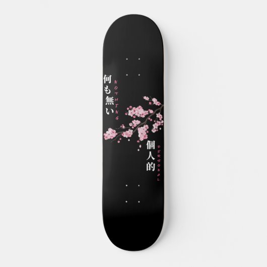 Niets Persoonlijks - Cherry Blossom Skateboard (Voorkant)