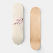 Niets Persoonlijks - Cherry Blossom Skateboard (Voorkant)