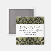 Niets persoonlijks magneet (Voorkant / Achterkant)