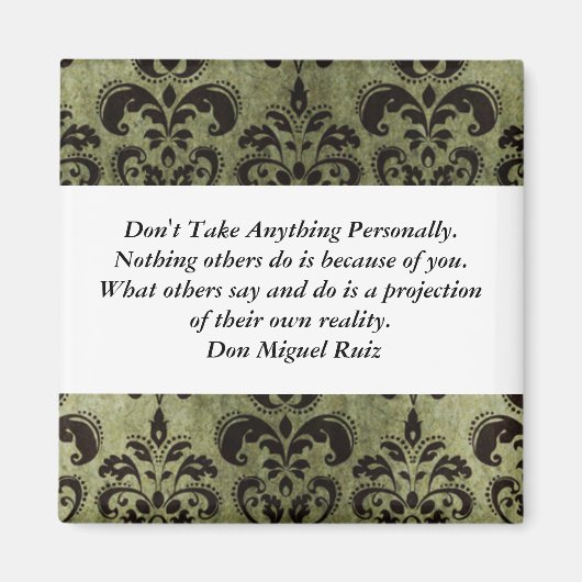 Niets persoonlijks magneet (Voorkant)