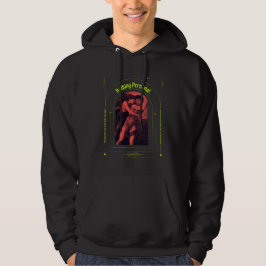 Niets persoonlijks minimalistisch grunge streetwea hoodie