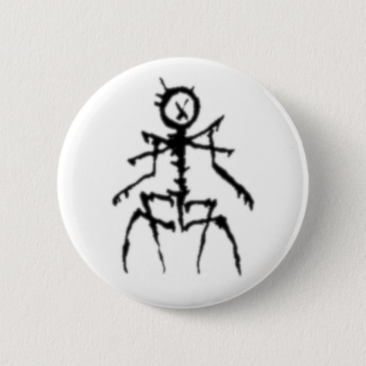 Niets Pin Ronde Button 5,7 Cm (Voorkant)