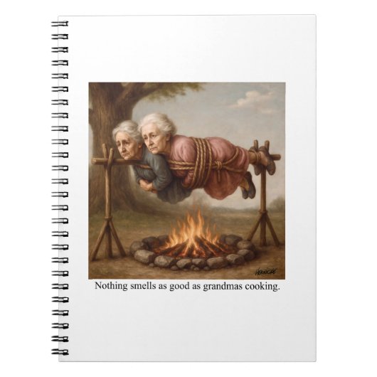 Niets ruikt zo lekker als oma's koken. notitieboek (Voorkant)